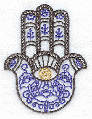 Iron on Patch - Hamsa Lucky Hand